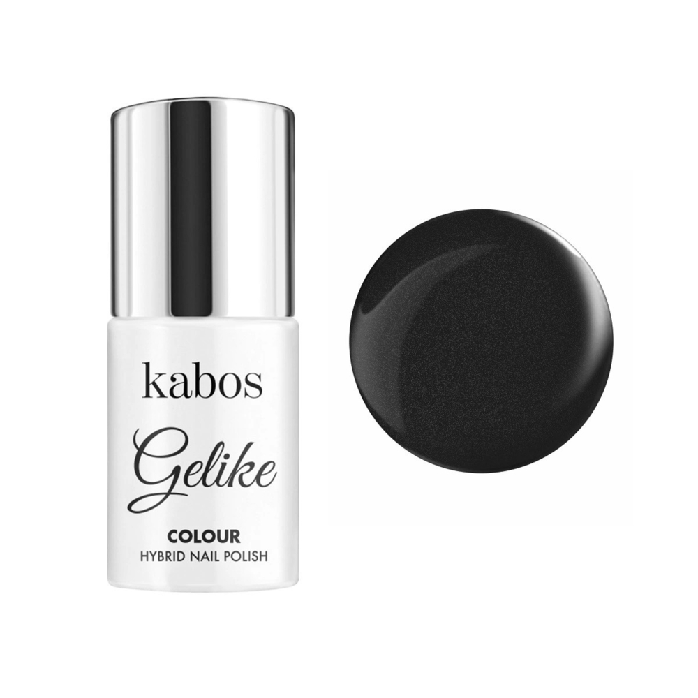 Гель-лак гібридний Kabos Gelike colour Astronomy Black, 5 мл 