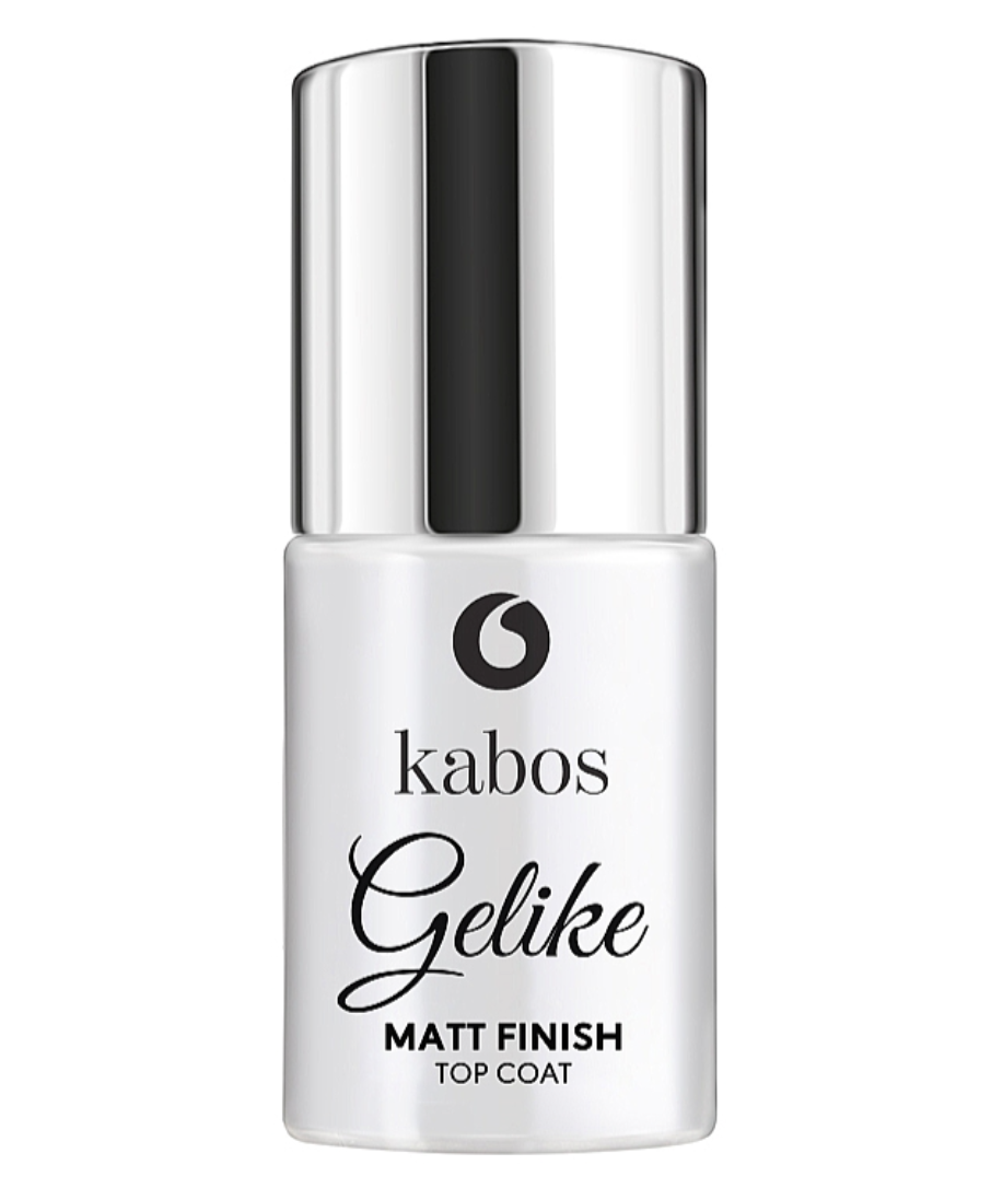 Топ гибридный матовый Kabos Gelike Matt Finish Top Coat, 8 мл