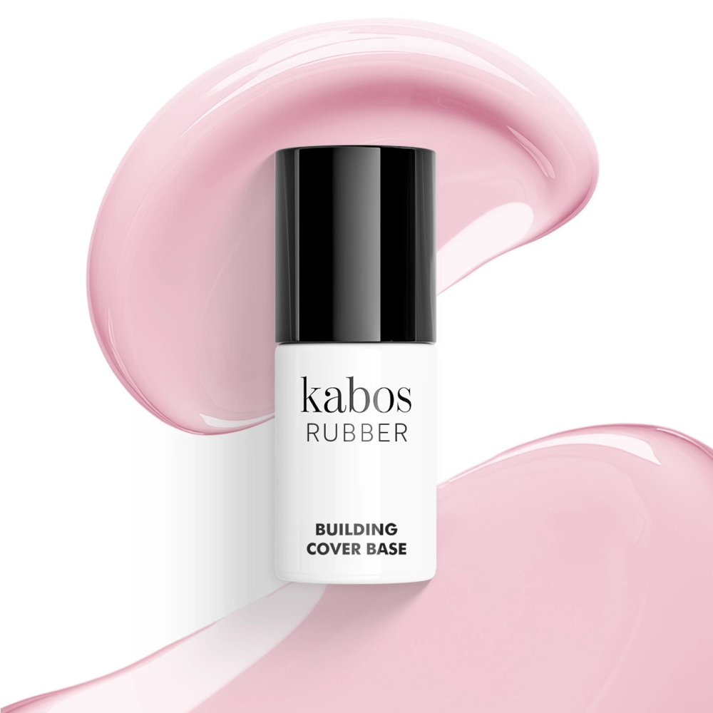 Baza kolorowa Kabos Rubber Building Cover Base Natural Pink, 8 ml