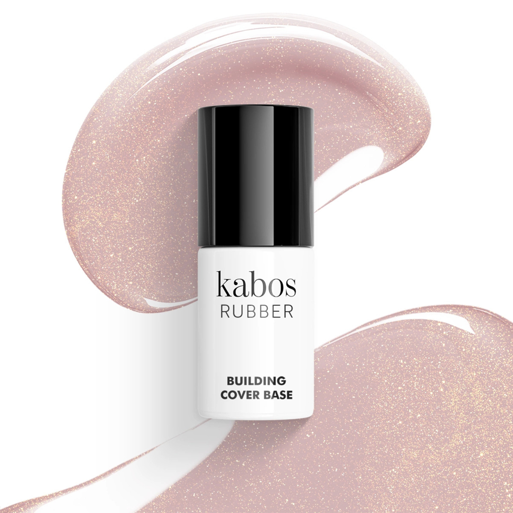 Baza kolorowa Kabos Rubber Building Cover Base Shiny Gold Nude, 8 ml