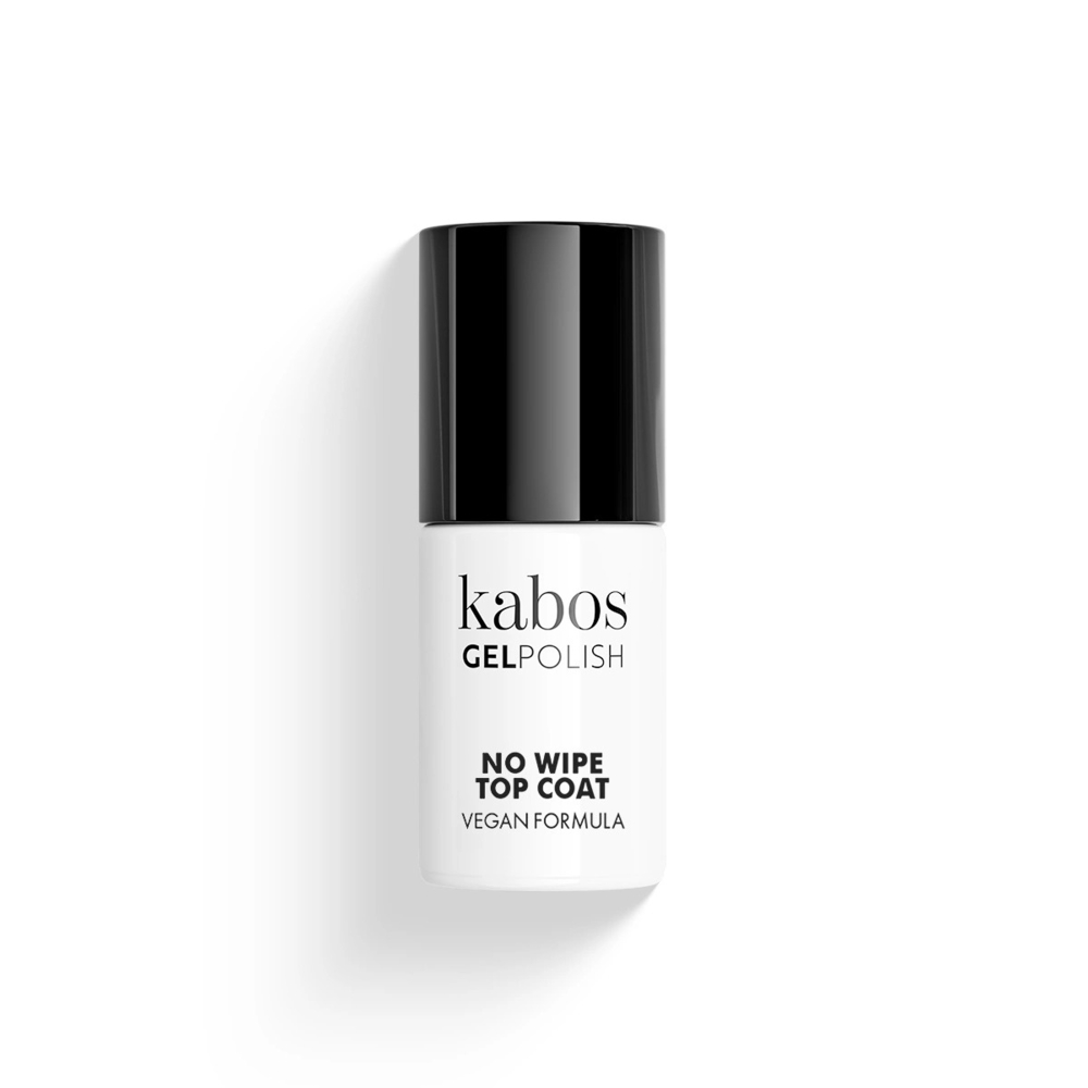 Топ для гибридных лаков Kabos No Wipe Top Coat, 5 мл