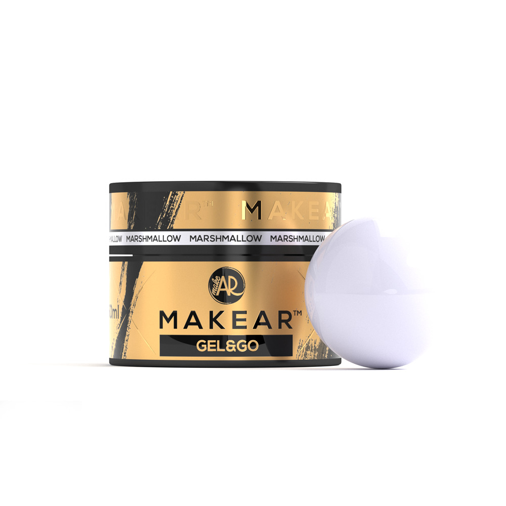 Makear Gel&amp;amp;Go Aufbaugel №GG02 Marshmallow, 15 ml