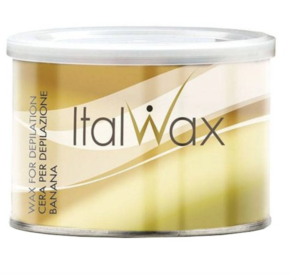 ItalWax Flex depilation wax in a 400 ml can, raspberry