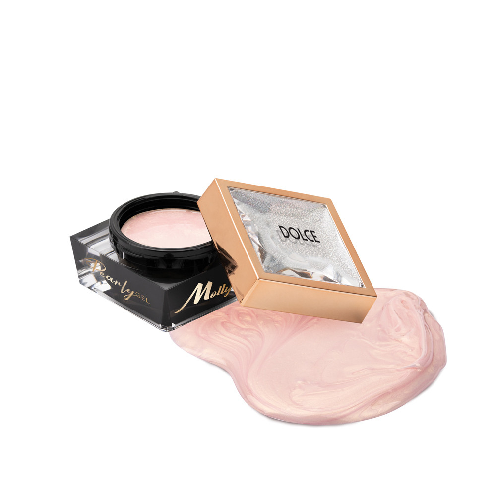 Гель моделюючий MollyLac Pearly Gel Dolce, 15 г