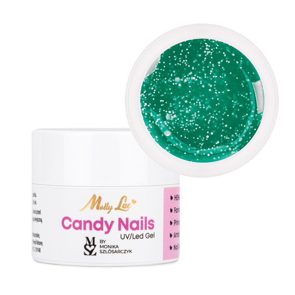 Żel do zdobień MollyLac by Monika Szlósarczyk Candy Mint, 5 g