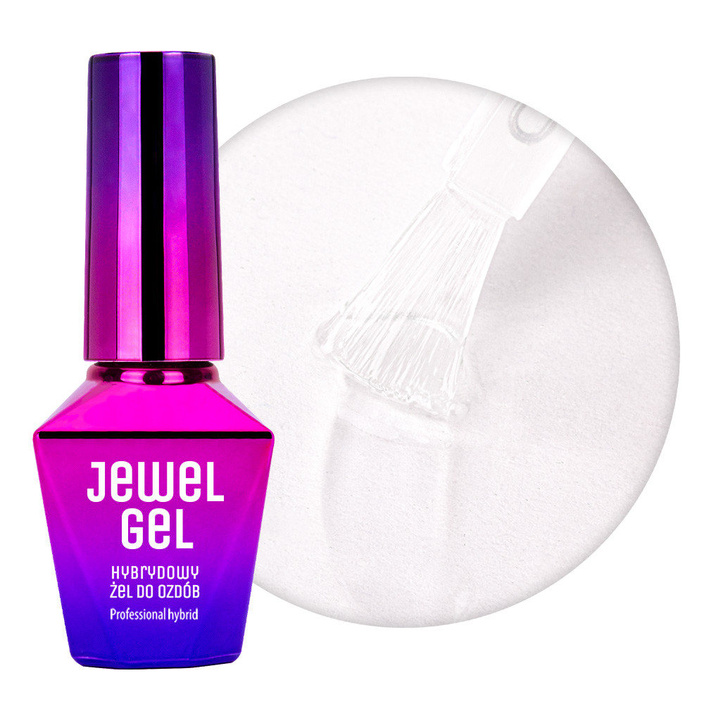 Гель гібридний для кріплення декору MollyLac Jewel Gel, 10 г