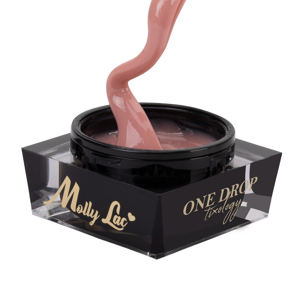 Гель моделирующий MollyLac One Drop Tixology Hot Latte, 5 г