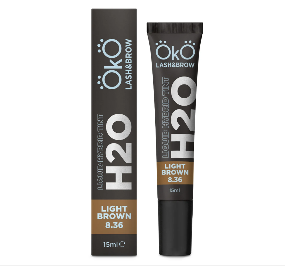 Farba do brwi i rzęs OKO Liquid Hybrid Tint H2O 8.36 Light Brown, 15 ml