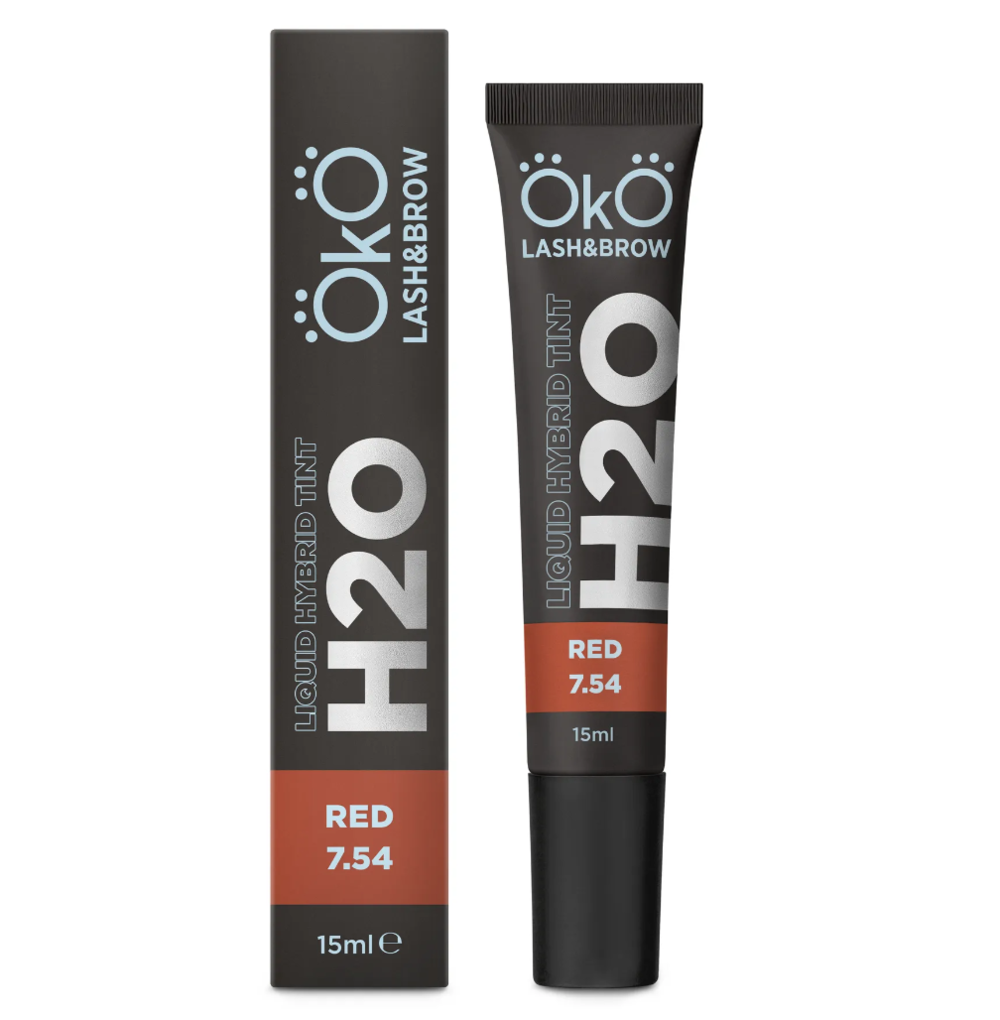 Farba do brwi i rzęs OKO Liquid Hybrid Tint H2O 7.54 Red, 15 ml