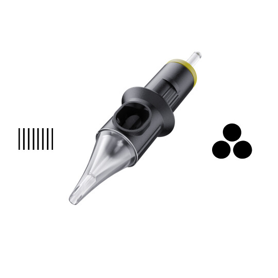 Kartridż igła do makijażu permanentnego Cheyenne Safety 3 shader 0.35 LT