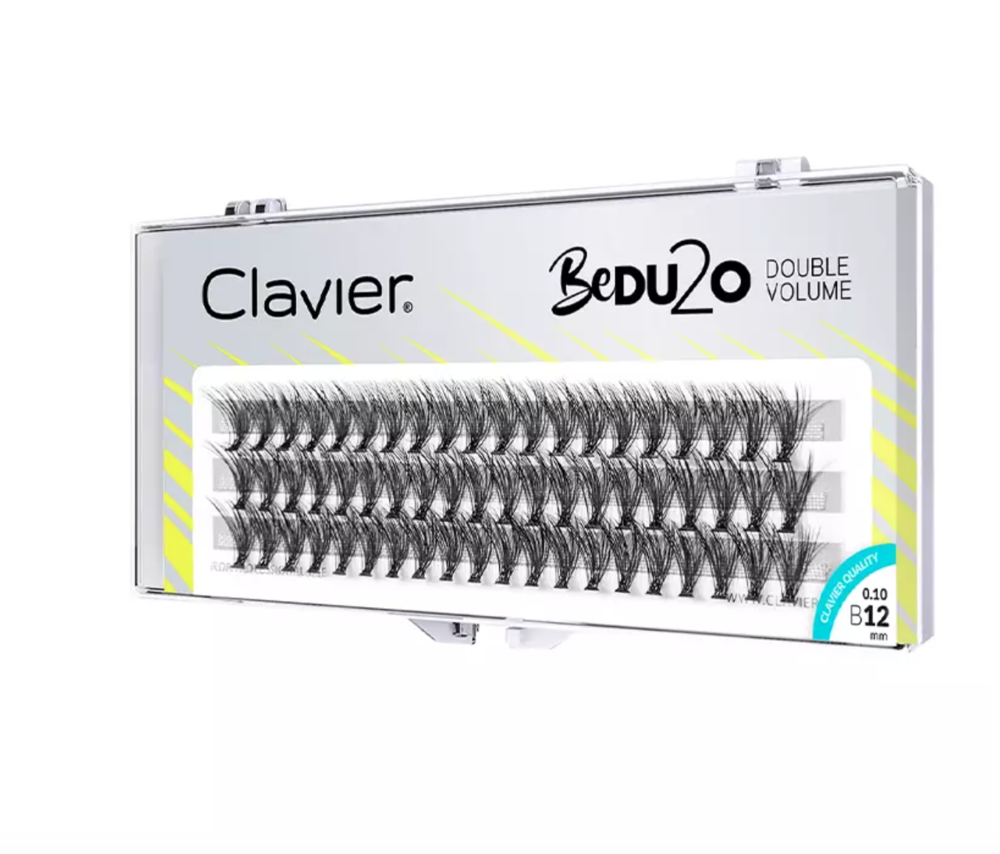 Ресницы Clavier BeDU2O B 0.1, 12 мм