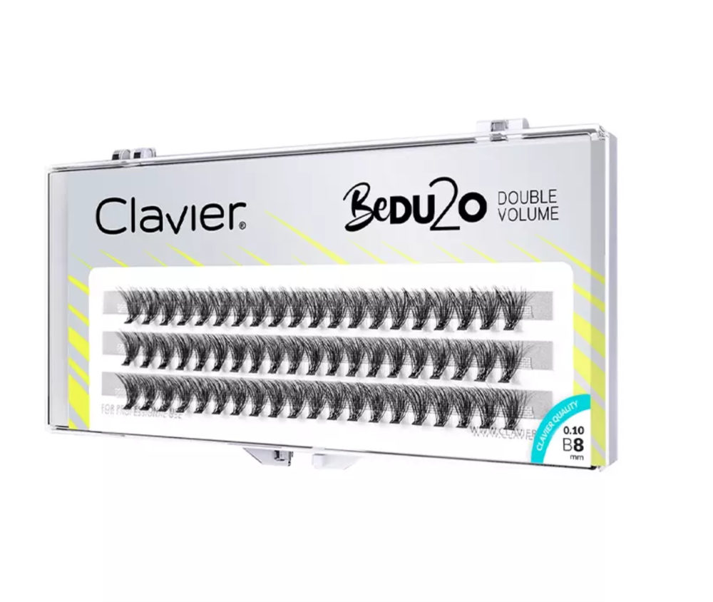 Ресницы Clavier BeDU2O B 0.1, 8 мм