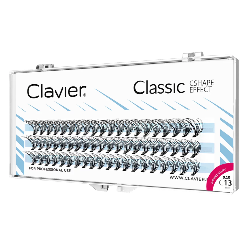 Вії Clavier Classic C 0.1, 13 мм