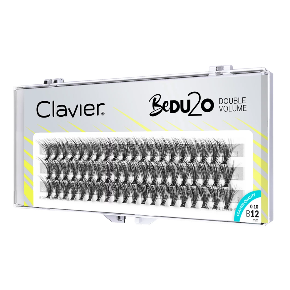 Ресницы Clavier Wide DU2O C 0.1, 12 мм