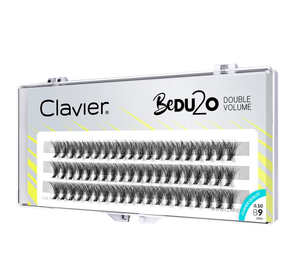 Вії Clavier Wide DU2O C 0.1, 9 мм