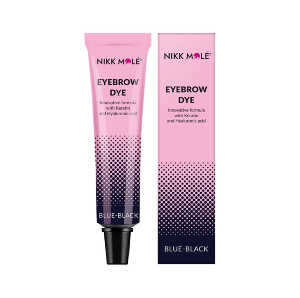 Nikk Mole Eyebrow and Eyelash Dye in Blue-Black, 15 ml