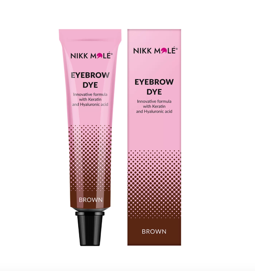 Nikk Mole brown eyebrow and eyelash dye, 15 ml