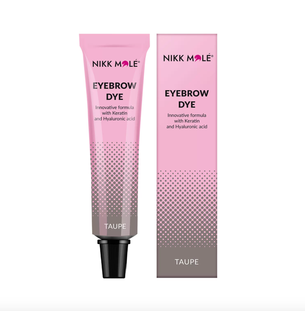 Nikk Mole grey-brown eyebrow and eyelash dye, 15 ml