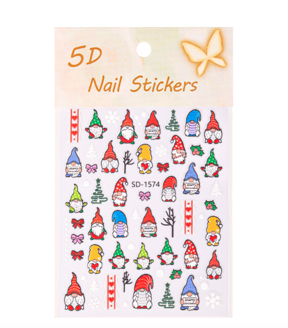 Nail art stickers thin self-adhesive STZ-CS177, geometric 