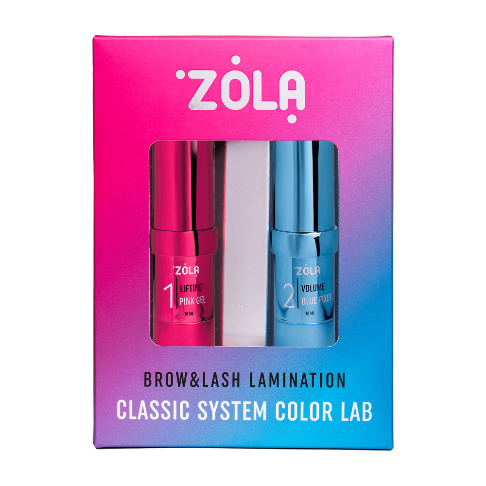 Zola Brow&amp;Lash Laminierung Klassisches System Color Lab Set