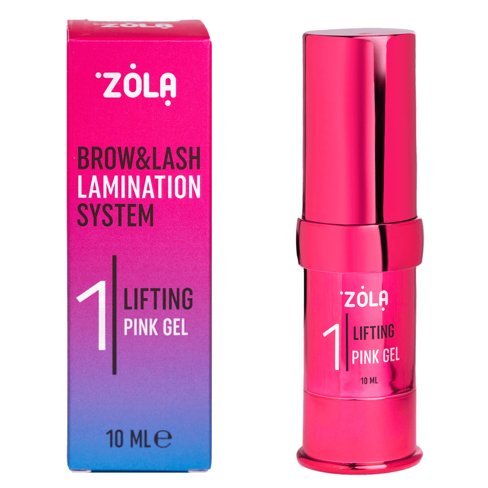 Склад для ламінування  Zola 01 Color Lab Lifting Pink Gel, 10 мл