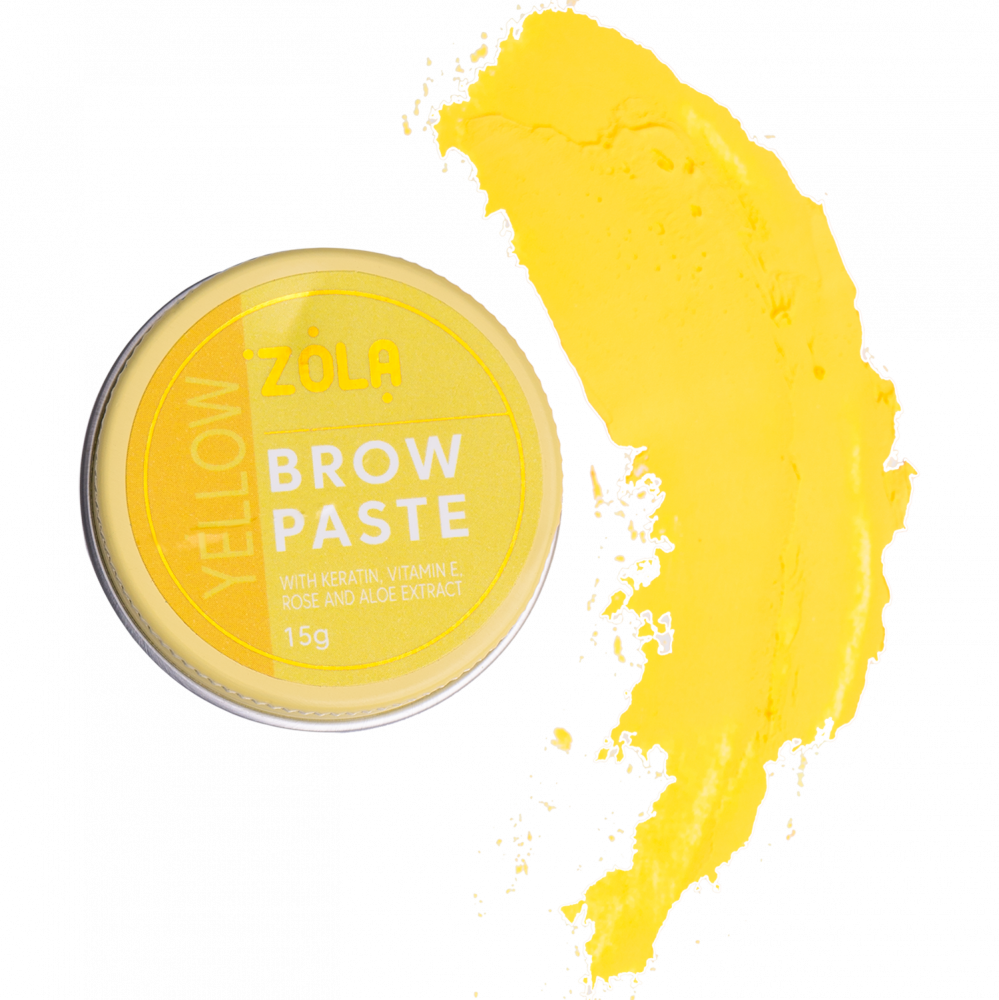 Zola Brow Contour Paste, 15g, Yellow