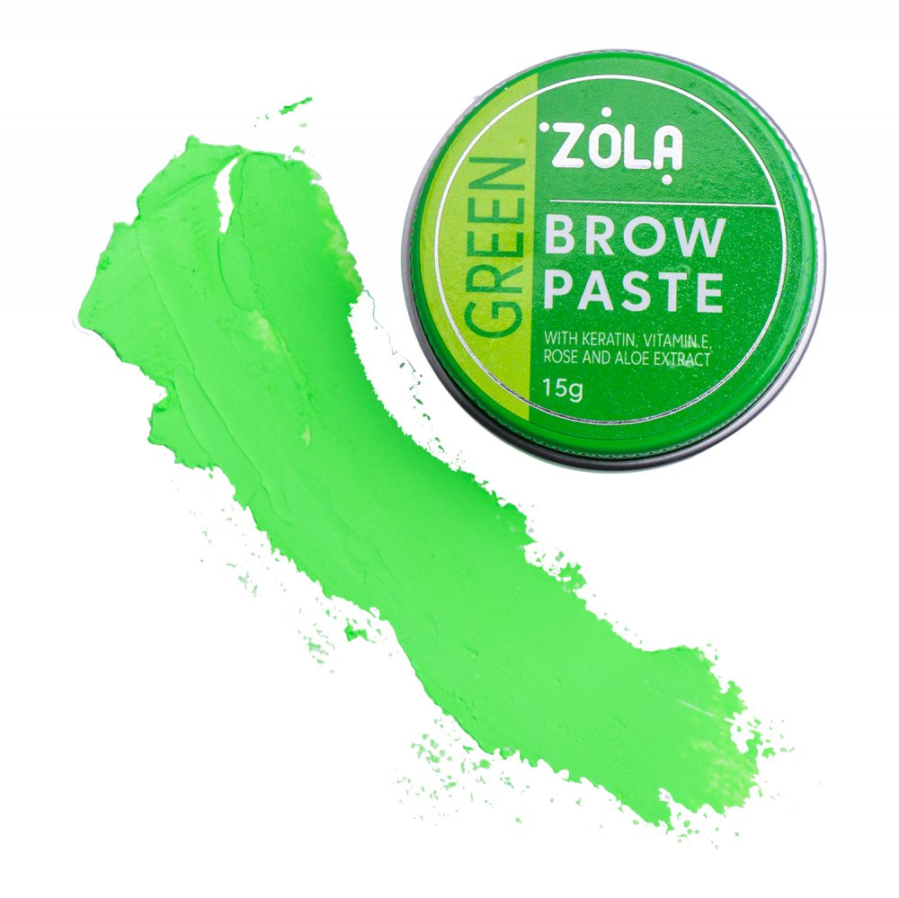 Zola Brow Contour Paste, 15g, Green