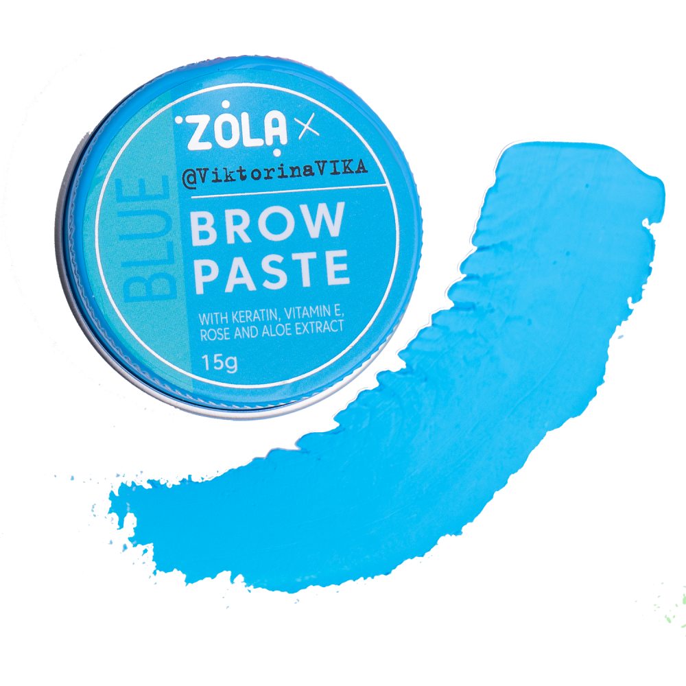 Contour Paste for Eyebrows Viktorina Vika Zola, 15g Blue