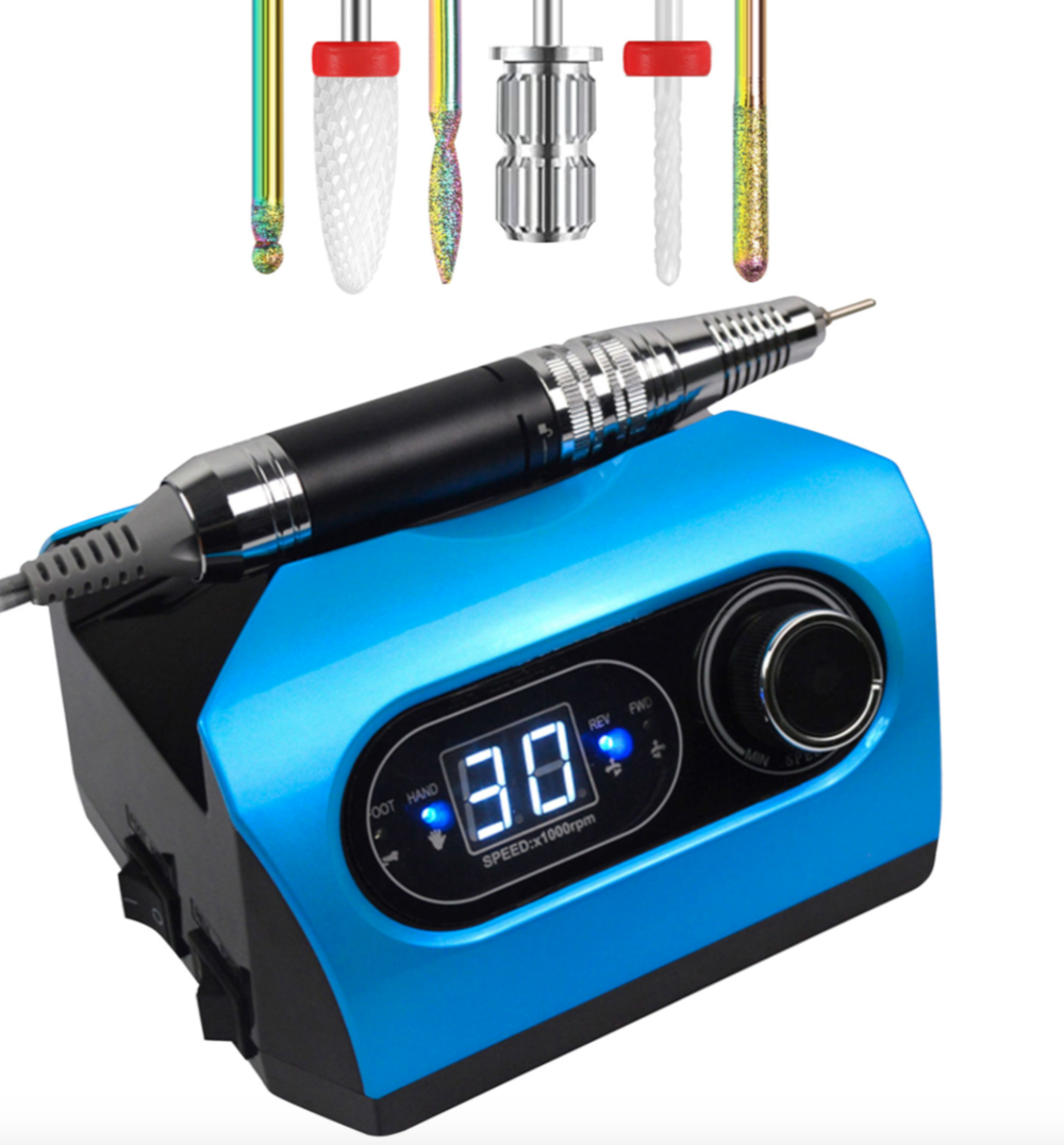 Clavier FX 720 Manicure Drill - 65W 30000 RPM, Blue