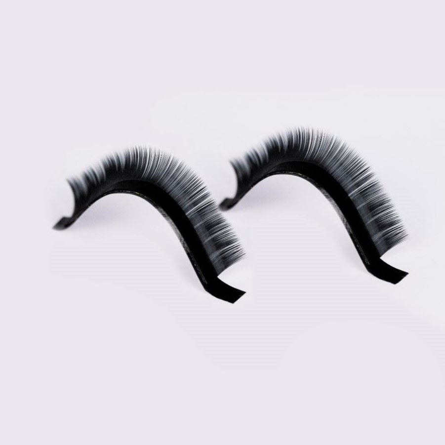 Divochi Air Black Eyelashes, 20 Strips CC 0.07, 13 mm