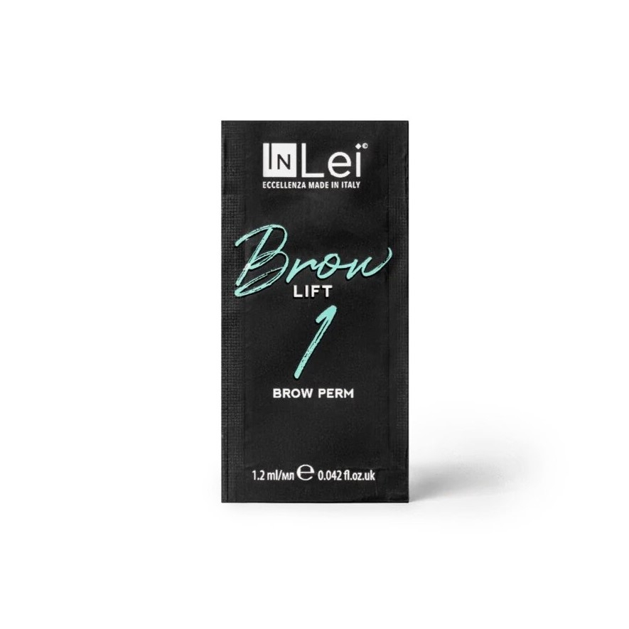 Žingsnis į antakių laminavimą InLei Brow Lift Nr. 1, maišeliai 1,2 ml