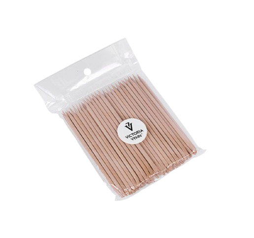 Orange Wood Sticks for Manicure Victoria Vynn 11.4 cm (100 pcs/pack)