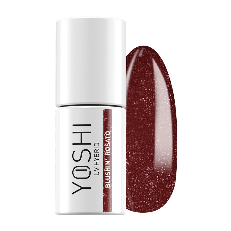Hybrid nail polish Yoshi Blushin Rosato no. 144, 6 ml
