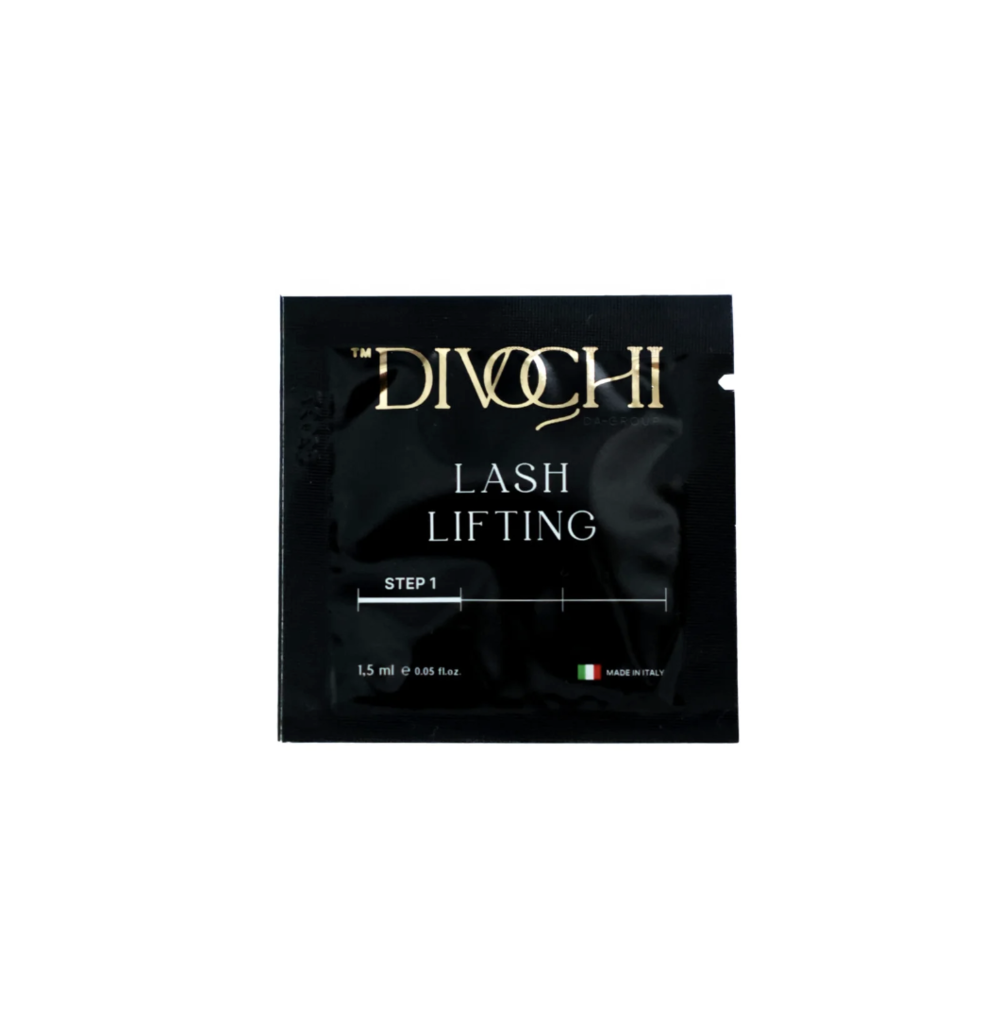 Lifting-Lotion zur Laminierung der Wimpern Divochi Schritt 1 1,5 ml