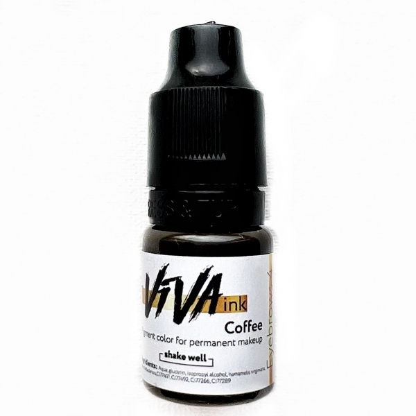 Pigment do makijażu permanentnego Viva Brows 4 Coffee, 6 ml