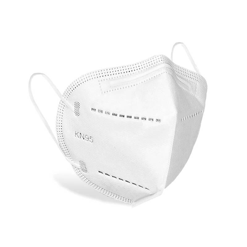 Maska filtrująca KN95 sześciowarstwowa bez zaworu (1 szt.), biała 