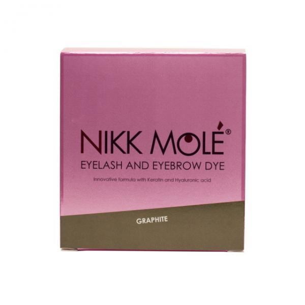 Nikk Mole eyebrow and eyelash dye 25*5 ml + activator 25*5 ml, graphite