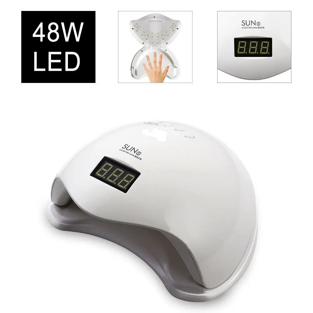 Nail lamp SUN 5 UV + LED 48W, white