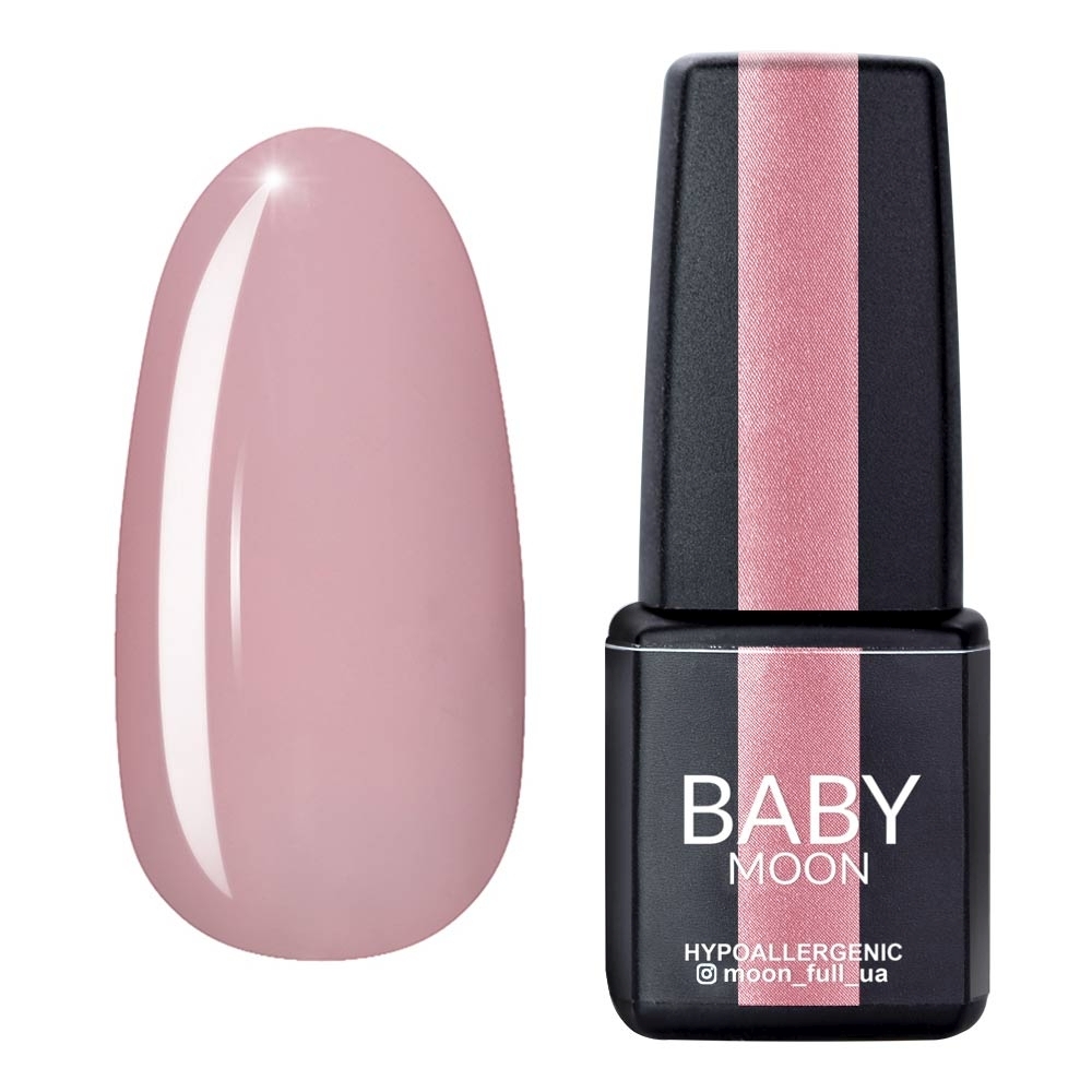 Baby Moon Dolce Rose Hybrid Varnish No10, 6 ml