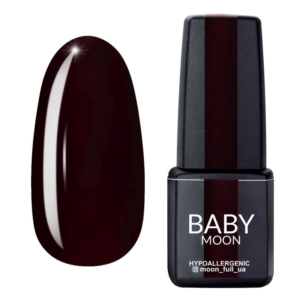 Lakier hybrydowy Baby Moon Burgundy Nr03, 6 ml