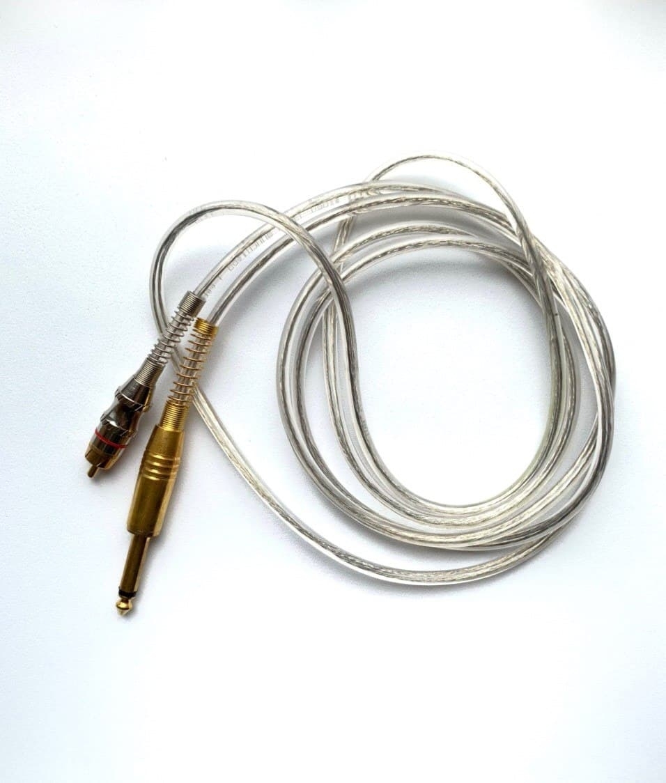 Clip-cord do maszynek do tatuażu RCA №2. Przezroczysty