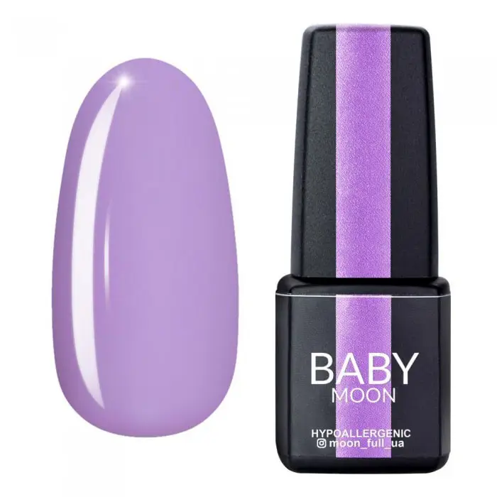 Lakier hybrydowy Baby Moon Lilac Train Nr16, 6 ml