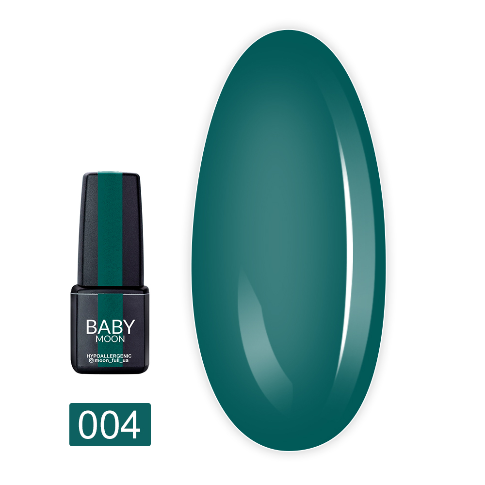 Гель-лак Baby Moon Green Sea №04, 6 мл