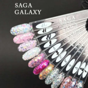 Lakier hybrydowy Saga Galaxy Glitter №12, 8 ml
