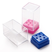 Square box for 7 cutters, pink