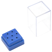 Square box for 7 cutters, blue