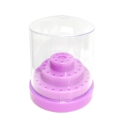 Round box for 48 cutters, violet