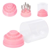 Round box for 48 cutters, pink
