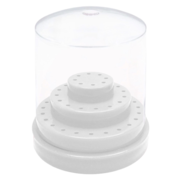 Round box for 48 cutters, white