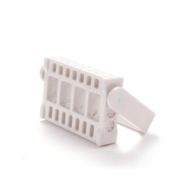 Double-sided support for 16 cutters, white